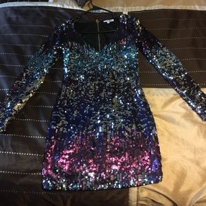 Sequin Mini Dress